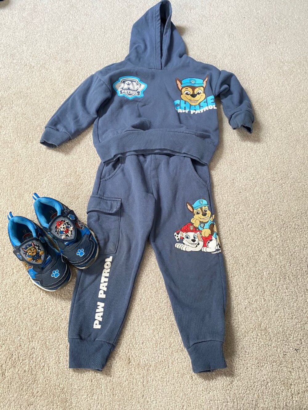 Paw Patrol Set Size 2 T Plus Sneakers Size 9